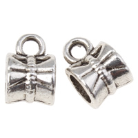 Zinc Alloy Bail Beads, Drum, plated lead & cadmium free Approx 2mm, 4mm, Approx 