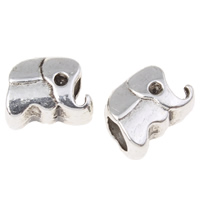 Zinc Alloy European Beads, Elephant, plated, without troll lead & cadmium free Approx 5mm, Approx 
