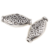 Zinc Alloy Flat Beads, Flat Oval, plated lead & cadmium free Approx 1mm, Approx 