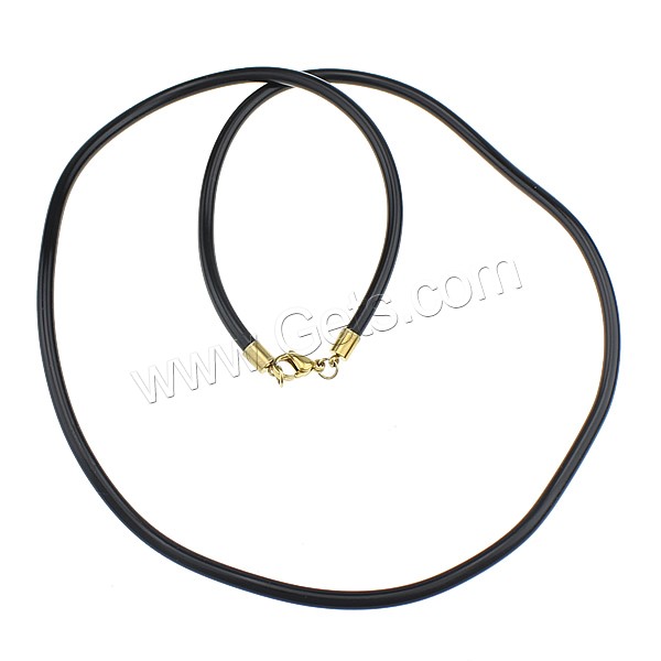PU Leather Necklace Cord, stainless steel lobster clasp, plated, different length for choice, more colors for choice, 1.5mm, Sold By Strand