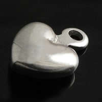 Кулон тег из нержавеющей стали, Нержавеющая сталь 304, Сердце, оригинальный цвет отверстие:Приблизительно 1mm, продается PC