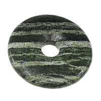 Jasper Zebra colgante, Donut, natural, 50x7.5mm, agujero:aproximado 10.5mm, Vendido por UD