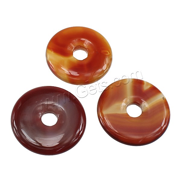 Red Agate Pendants, Donut, natural, different size for choice, Sold By PC