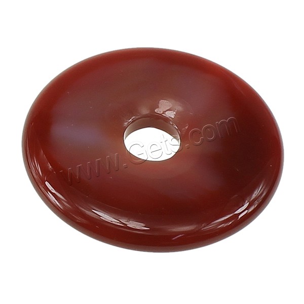 Colgantes de Ágata Roja, Donut, natural, diverso tamaño para la opción, Vendido por UD