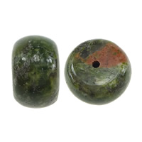 Unakite Beads, Drum, natural Approx 1mm 