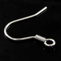 Stainless Steel Hook Earwire, 316 Stainless Steel, with loop, original color Approx 2mm 
