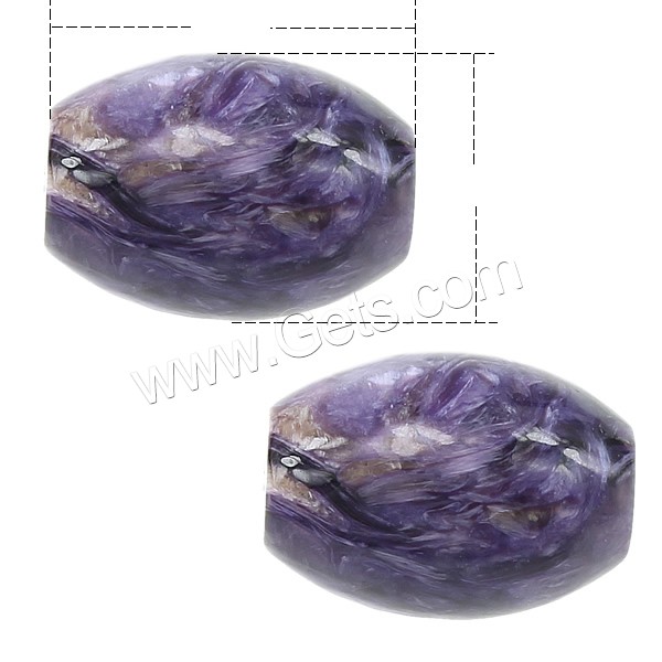 Natural Charoite Beads, Oval, different size for choice, Sold By PC