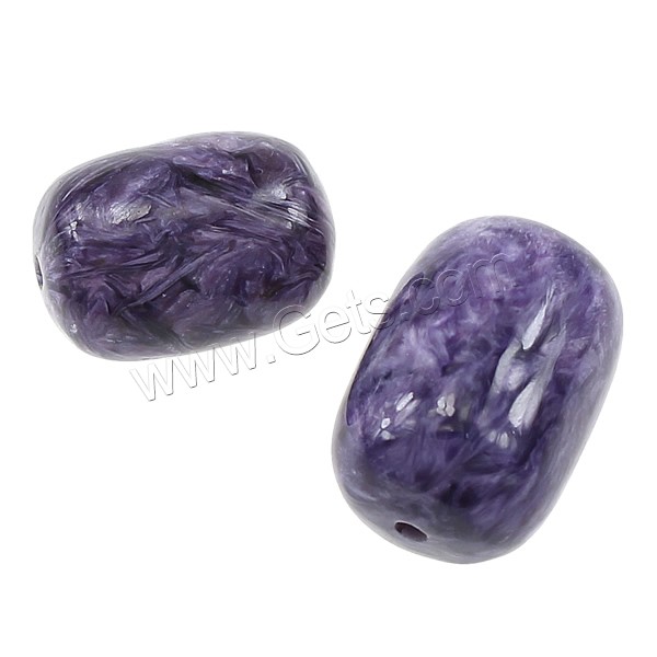 Natural Charoite Beads, Column, different size for choice, Hole:Approx 1.5mm, Sold By PC