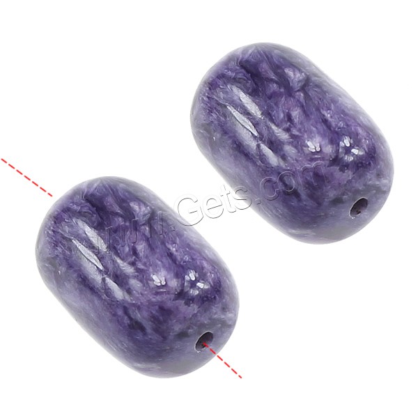 Natural Charoite Beads, Column, different size for choice, Hole:Approx 1.5mm, Sold By PC