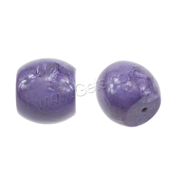 Natural Charoite Beads, Drum, different size for choice, Sold By PC