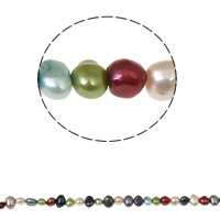 Barock kultivierten Süßwassersee Perlen, Natürliche kultivierte Süßwasserperlen, gemischte Farben, 4-5mm, Länge:ca. 15.3 ZollInch, verkauft von Strang