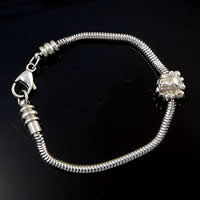 316 Stainless Steel European Bracelet, original color 3.2mm Approx 7.5 Inch 