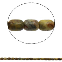 Perlas naturales ágata loca, Ágata loca, Columna, 10x14mm, agujero:aproximado 1mm, longitud:aproximado 15 Inch, aproximado 28PCs/Sarta, Vendido por Sarta