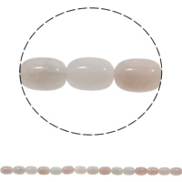 Natürliche Rosenquarz Perlen, Zylinder, 10x15mm, Bohrung:ca. 1mm, Länge:ca. 15.7 ZollInch, ca. 29PCs/Strang, verkauft von Strang