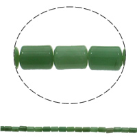 Green Aventurine Bead, Column, natural Approx 1mm Approx 15.7 Inch, Approx 