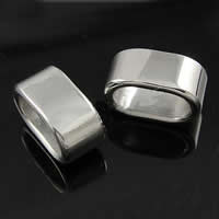 Stainless Steel Jewelry Findings, 304 Stainless Steel, Rectangle, Customized, original color 1.2mm 