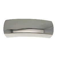 Rechteck Edelstahl Magnetverschluss, plattiert, keine, 41x14x9mm, Bohrung:ca. 11x5mm, verkauft von PC