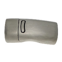 Rechteck Edelstahl Magnetverschluss, plattiert, keine, 26x13x10mm, Bohrung:ca. 11x7mm, verkauft von PC