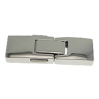 Stainless Steel Fold over Clasp, original color Approx 