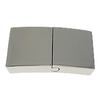 Cierre magnético de acero inoxidable rectangular, Rectángular, chapado, más colores para la opción, 29.5x17x5mm, agujero:aproximado 15x3mm, Vendido por UD