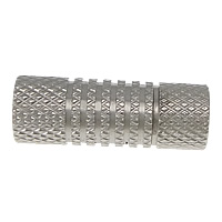Round Stainless Steel Magnetic Clasp, Column, plated Approx 4mm 