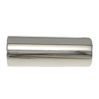 Round Stainless Steel Magnetic Clasp, Column, plated Approx 5mm 
