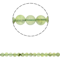 Natürliche Grüne Quarz Perlen, Grüner Quarz, rund, verschiedene Größen vorhanden, Bohrung:ca. 1.5mm, Länge:ca. 15.7 ZollInch, verkauft von Strang