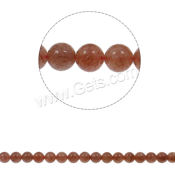 Sunstone Bead, Round, natural, different size for choice, Hole:Approx 1.5mm, Length:Approx 15.7 Inch, Sold By Strand