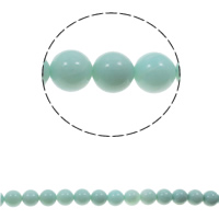 Perles amazonite, Rond, normes différentes pour le choix, grade A Environ 1.5mm Environ 15.7 pouce, Vendu par brin
