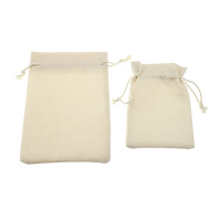 Linen Jewelry Pouches Bags, Rectangle & Customized 