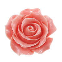 Cannelée Pendentif géant, géant cannelé, fleur, gravé, rose Environ 2mm, Vendu par PC