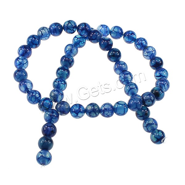 Natural Dragon Veins Agate Beads, Round, more sizes for choice, Hole:Approx 0.8-1.2mm, Length:Approx 15 Inch, Sold By Strand