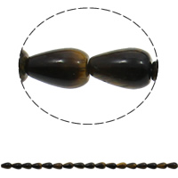 Tiger Eye Beads, Teardrop, natural Approx 1.5mm Approx 16.5 Inch, Approx 