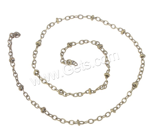 Brass Oval Chain, handmade, more colors for choice, cadmium free, 1.8x2.5mm,2.5x0.8mm, 100m/Strand, Sold By Strand