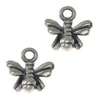 Thailand Sterling Silver Pendants, Bee Approx 2mm 