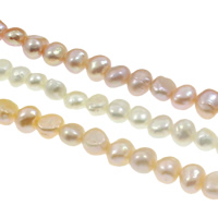 Baroque Cultured Freshwater Pearl Beads, natural Grade A, 6-7mm Approx 0.8mm Approx 15.3 Inch 
