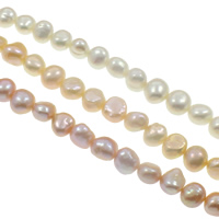 Baroque Cultured Freshwater Pearl Beads, natural Grade AA, 9-10mm Approx 0.8mm Approx 15.3 Inch 