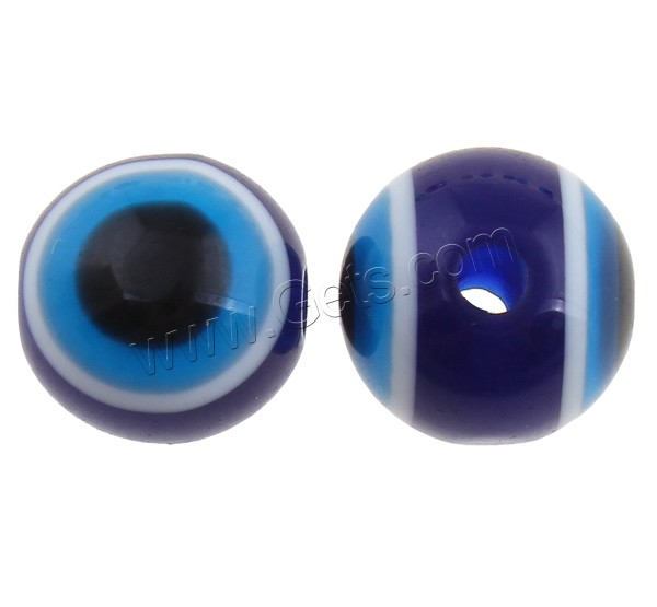 Granos de resina del malo ojo, ojo de malvado, diverso tamaño para la opción, más colores para la opción, agujero:aproximado 1-2mm, 1000PCs/Bolsa, Vendido por Bolsa