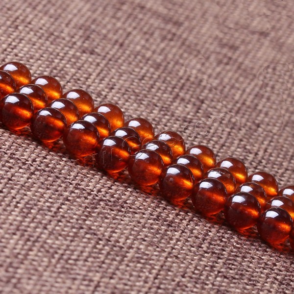 Natural Garnet Beads, Round, January Birthstone & different size for choice, Grade AAAAA, Length:Approx 15 Inch, Sold By Strand