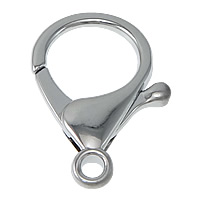 Zinc Alloy Lobster Clasp, platinum color plated Approx 3mm 