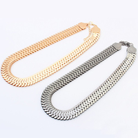 Zinc Alloy Necklace, with 1.5Inch extender chain, plated 15mm Approx 18.8 Inch 