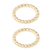 Zinc Alloy Linking Ring, Oval, KC gold color plated, nickel, lead & cadmium free Approx 3-4mm 