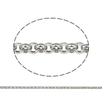 Stainless Steel Rolo Chain, with plastic spool original color 