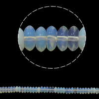 Meer Opal Perlen Schmuck, flache Runde, 6.5x3mm, Bohrung:ca. 1.5mm, Länge:ca. 15.7 ZollInch, ca. 134PCs/Strang, verkauft von Strang