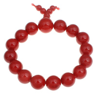 16 Perlen Mala, Synthetische Koralle, rot, 12mm, Länge:ca. 6.5 ZollInch, ca. 16PCs/Strang, verkauft von Strang