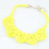 Nylon Cord Necklace, Zinc Alloy, with Nylon Cord, with 1.5Inch extender chain, painted, fluorescent, 40mm Approx 15.7 Inch 