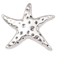 Zinc Alloy Star Pendant, Starfish, plated nickel, lead & cadmium free 