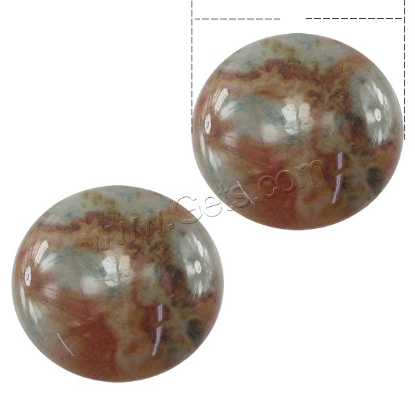 Fashion Resin Cabochons, Flat Round, arcuated back & different size for choice & flat back, more colors for choice, Sold By PC