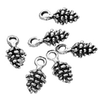 Zinc Alloy Jewelry Pendants, Pinecone, antique silver color plated Approx 2mm 