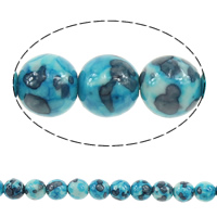 Rain Flower Stone Beads, Round, synthetic Approx 16 Inch 